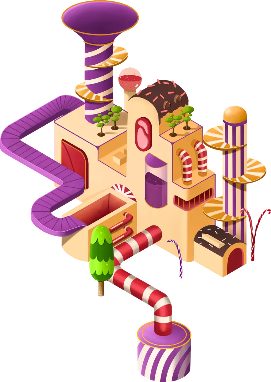 Wonderland factory scene